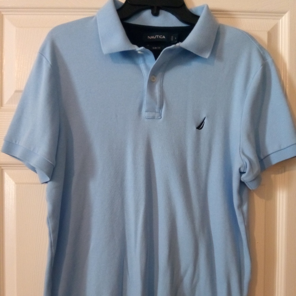 Nautica Men's Slim Fit Polo Shirt size L